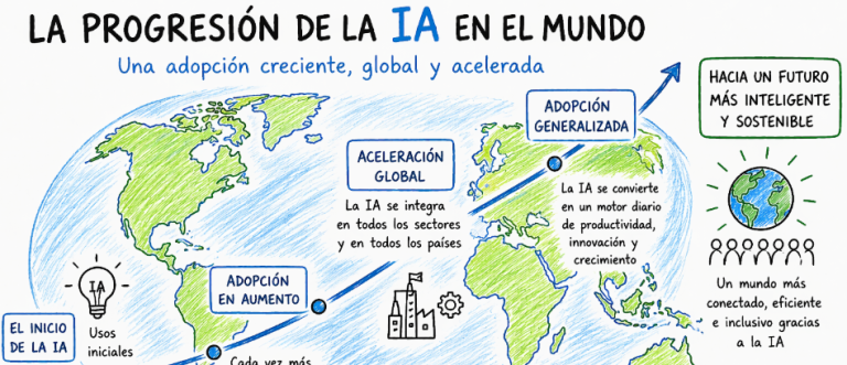 El uso de la IA progresa 1,2 puntos en el segundo semestre de 2025