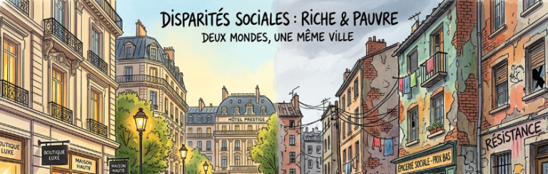 The poorest 10% of French people earn 26 times less than the richest 10%