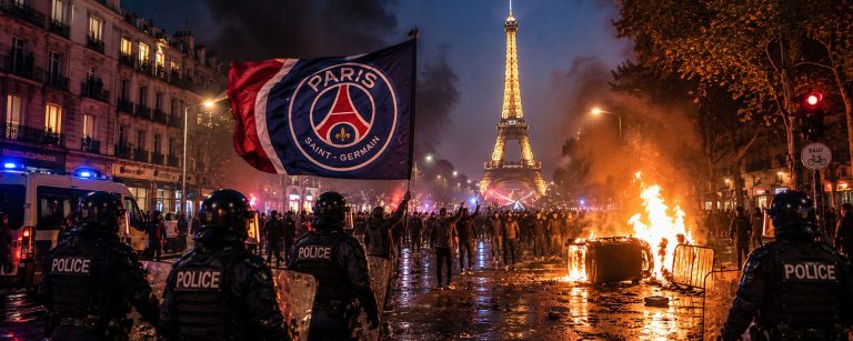 PSG Victory Marred by Violence – 457 People Placed in Police Custody, 57 Police Officers Injured