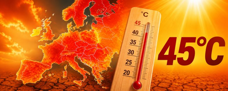 Europa bajo calor extremo: hasta 45 °C previstos en el continente que más rápido se calienta del planeta